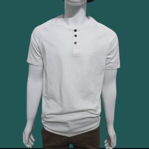CAMISETA BLANCA JHONNY COTTON / MANGA CORTA
