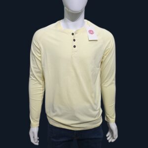 CAMISETA AMARILLO, JHONNY COTTON, MANGA LARGA