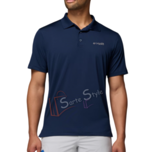 CAMISETA COLUMBIA ORIGINAL POLO - AZUL OSCURO - MANGA CORTA