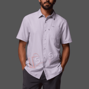 CAMISA COLUMBIA SLACK TIDE ORIGINAL - LAVANDA - MANGA CORTA